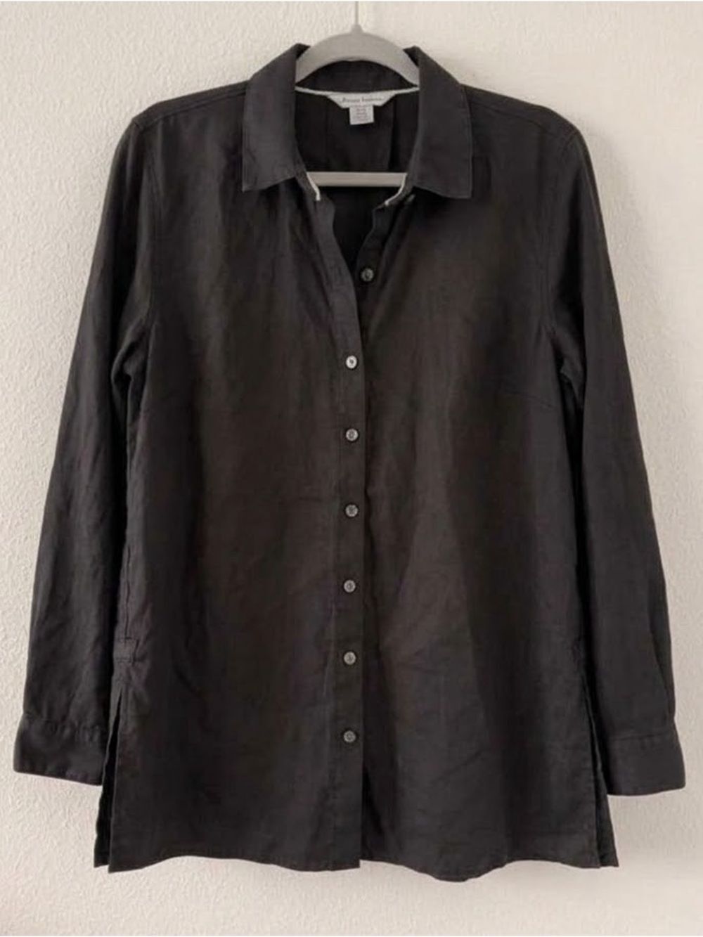 Tommy Bahama Black Long-Sleeve Button-Down Shirt